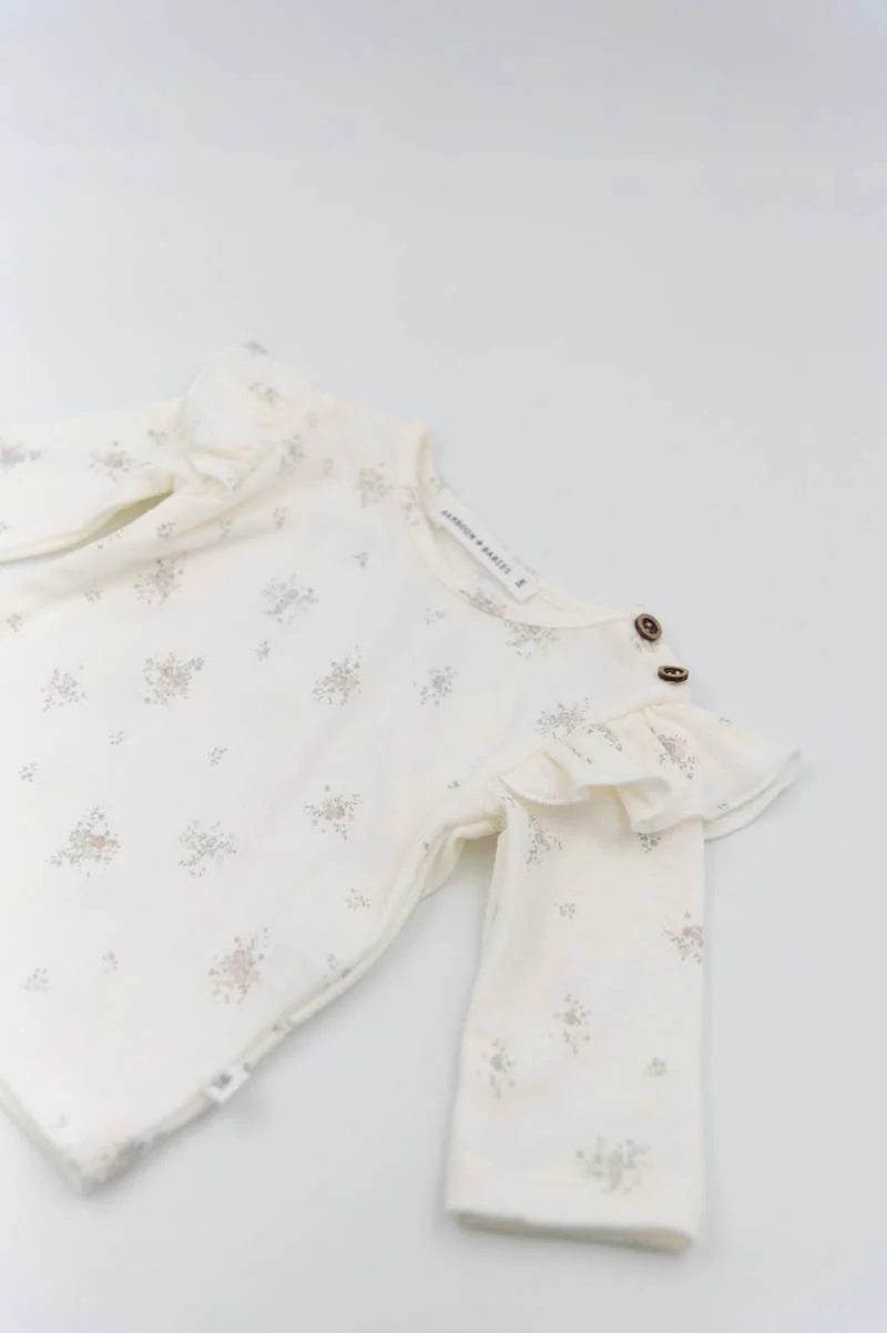 Shirt con spalle volant - Bouquet 89 - Image 2