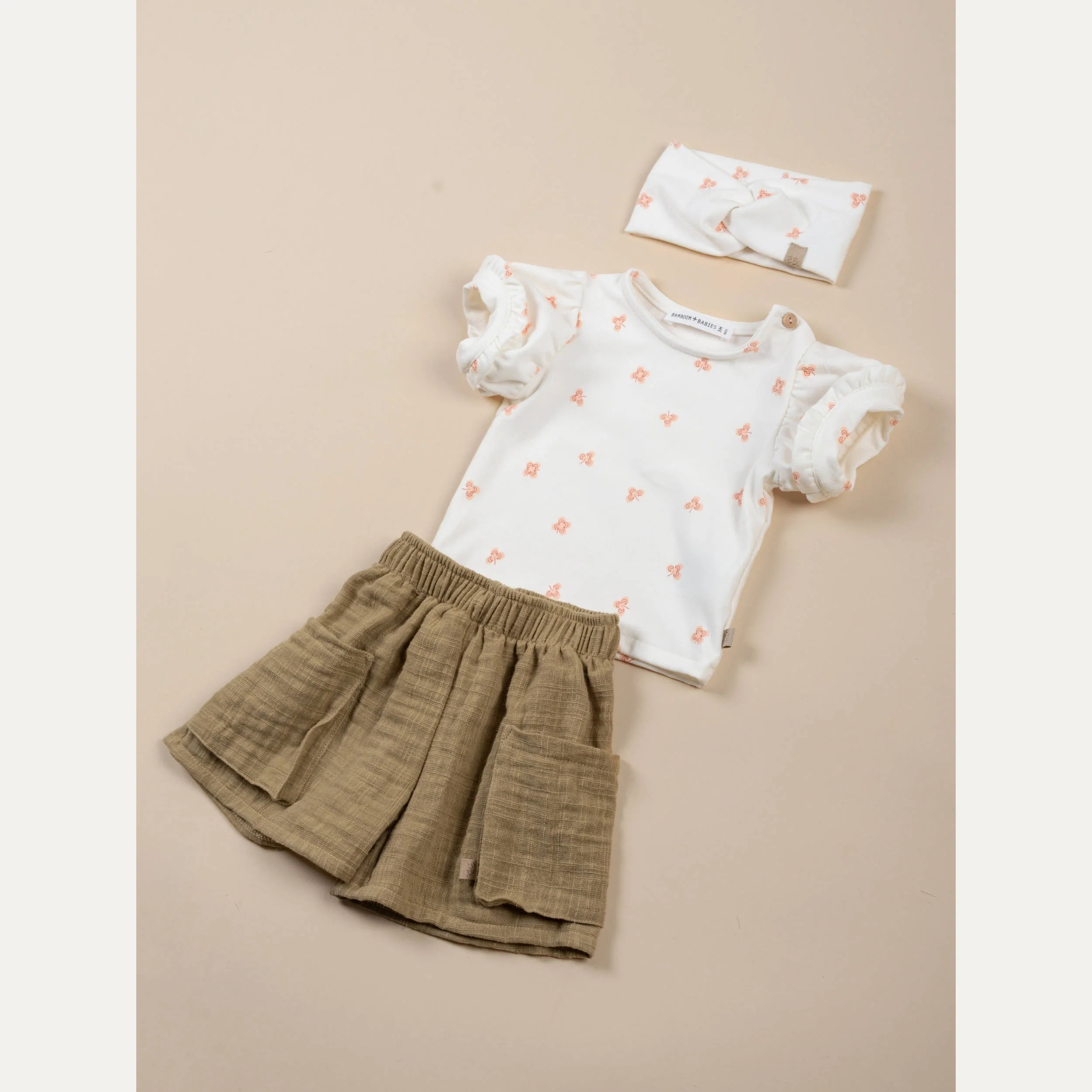 Shirt manica corta a palloncino - PRINT LUCKY LEAVES 280 - Image 3