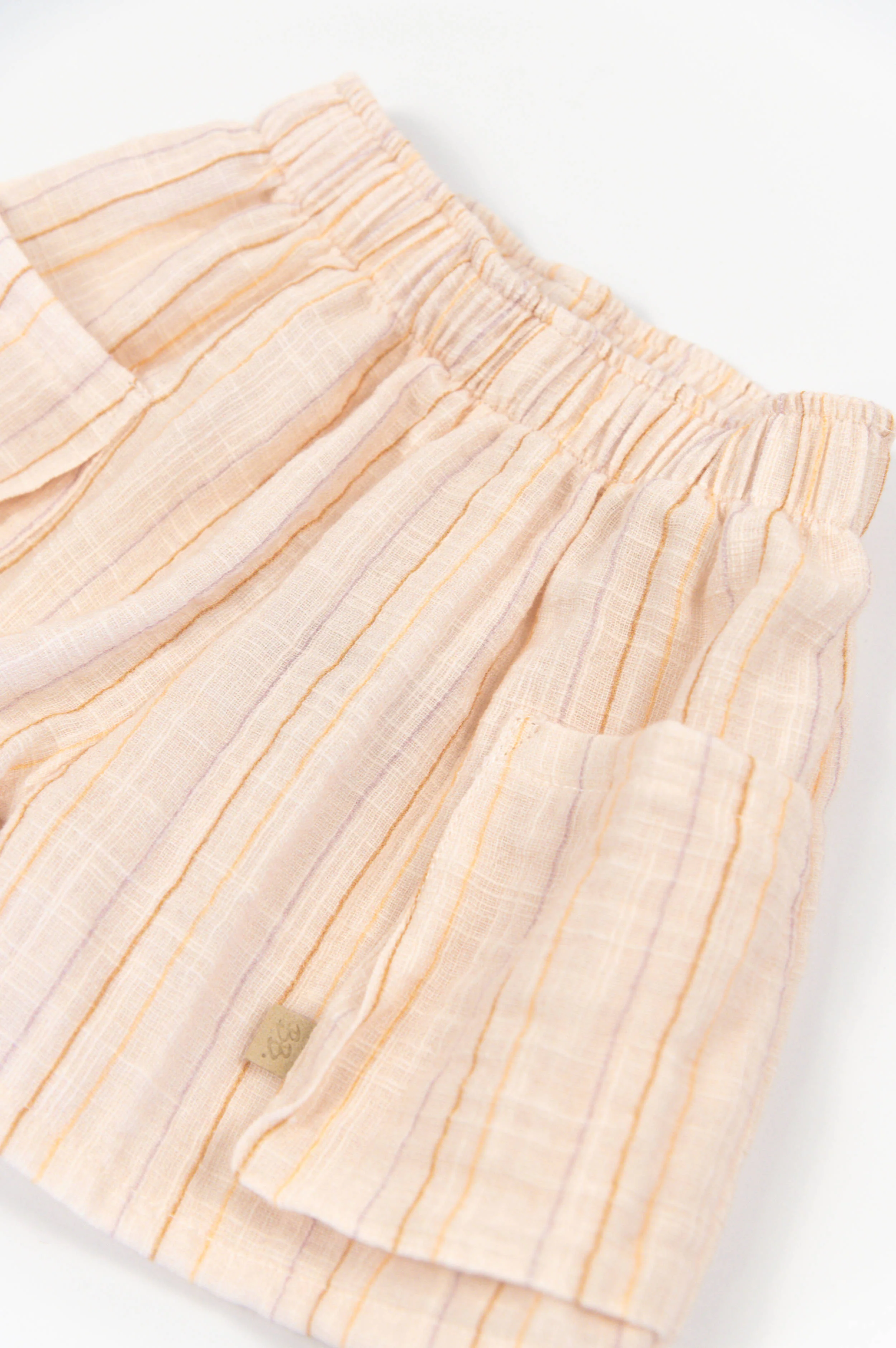 Short bimba con tasche - STRIPE PINK 277 - Image 2