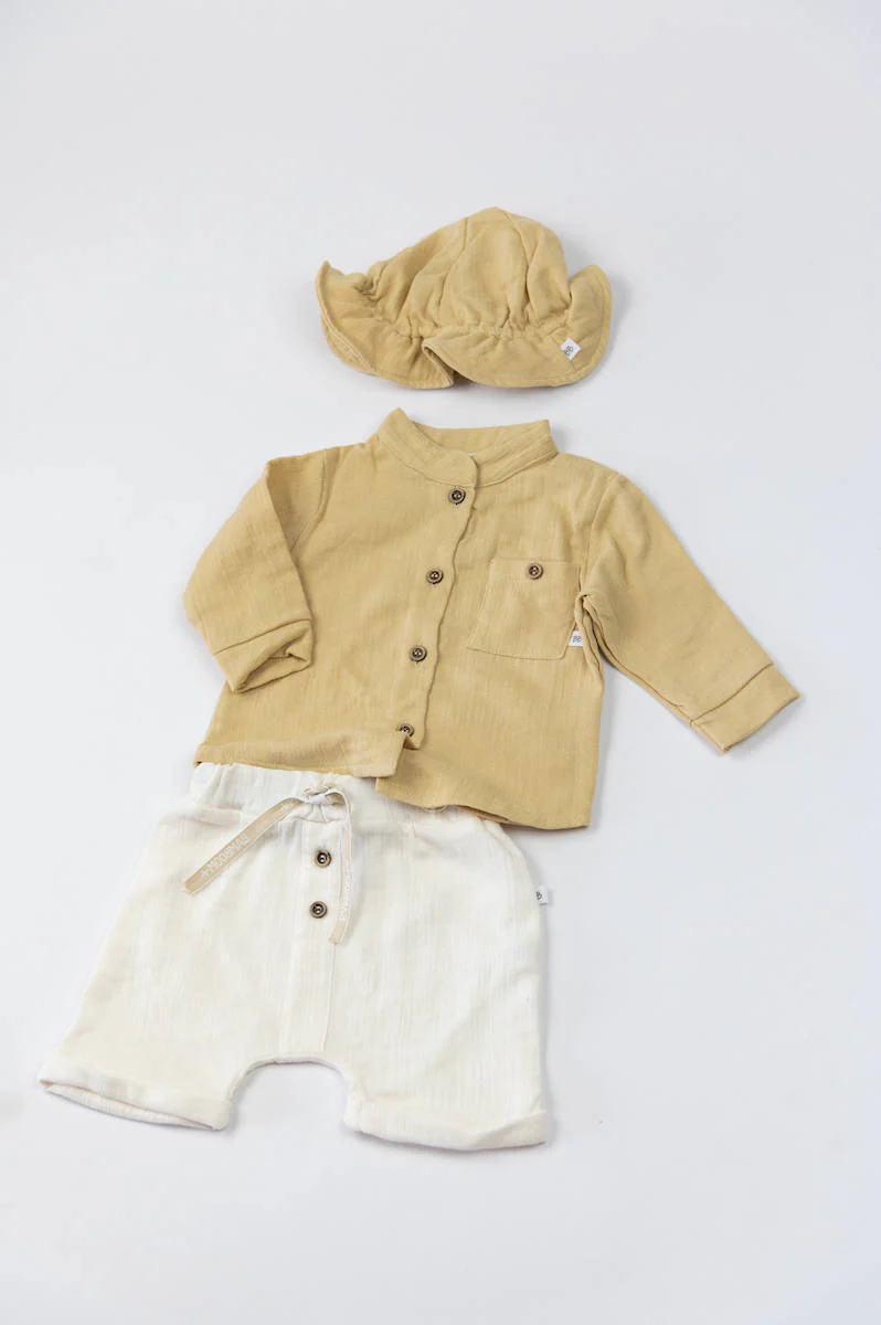 Short bimbo Muslin - Bianco 61 - Image 2