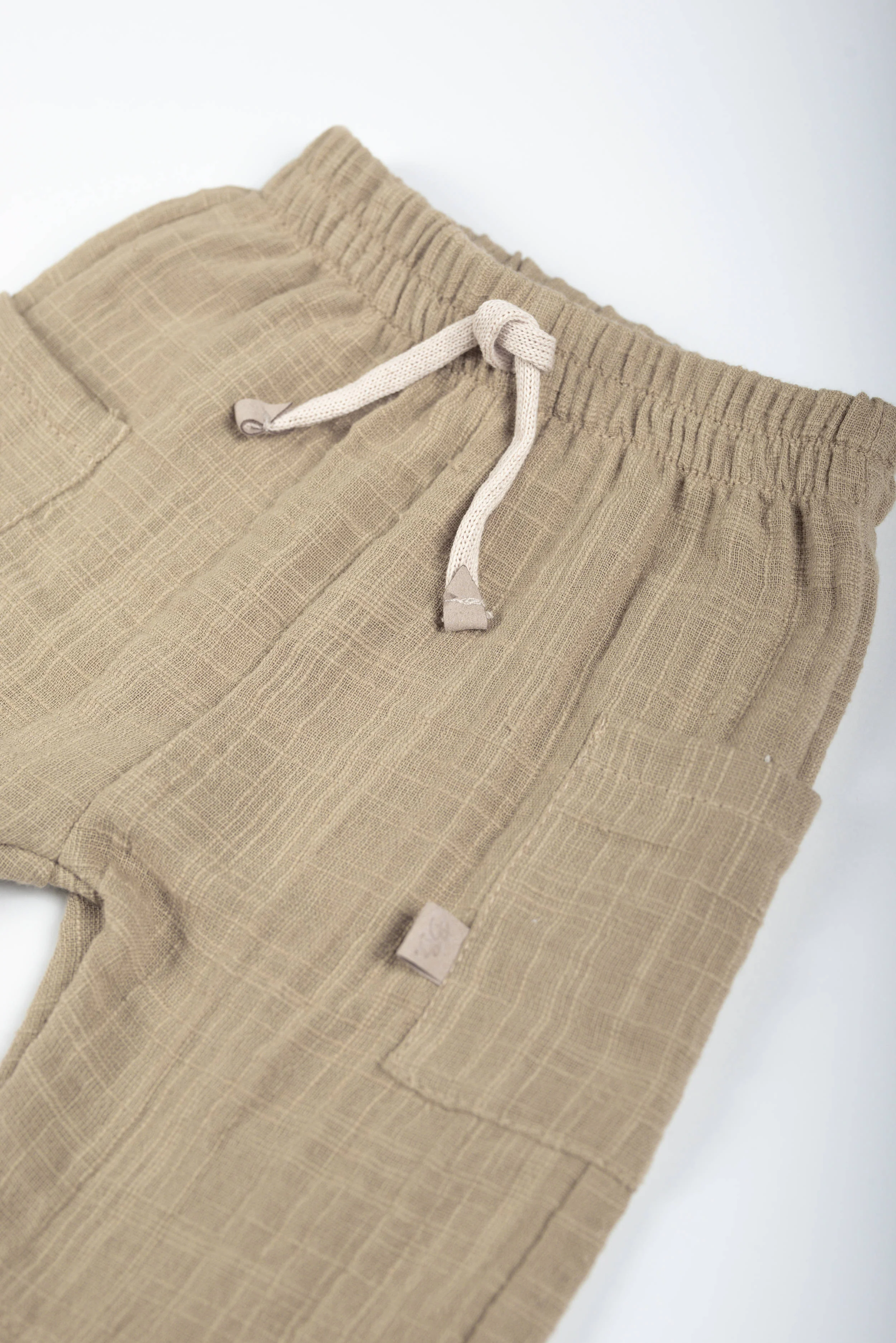 Shorts Lino Look - MUSTARD 270 - Image 2