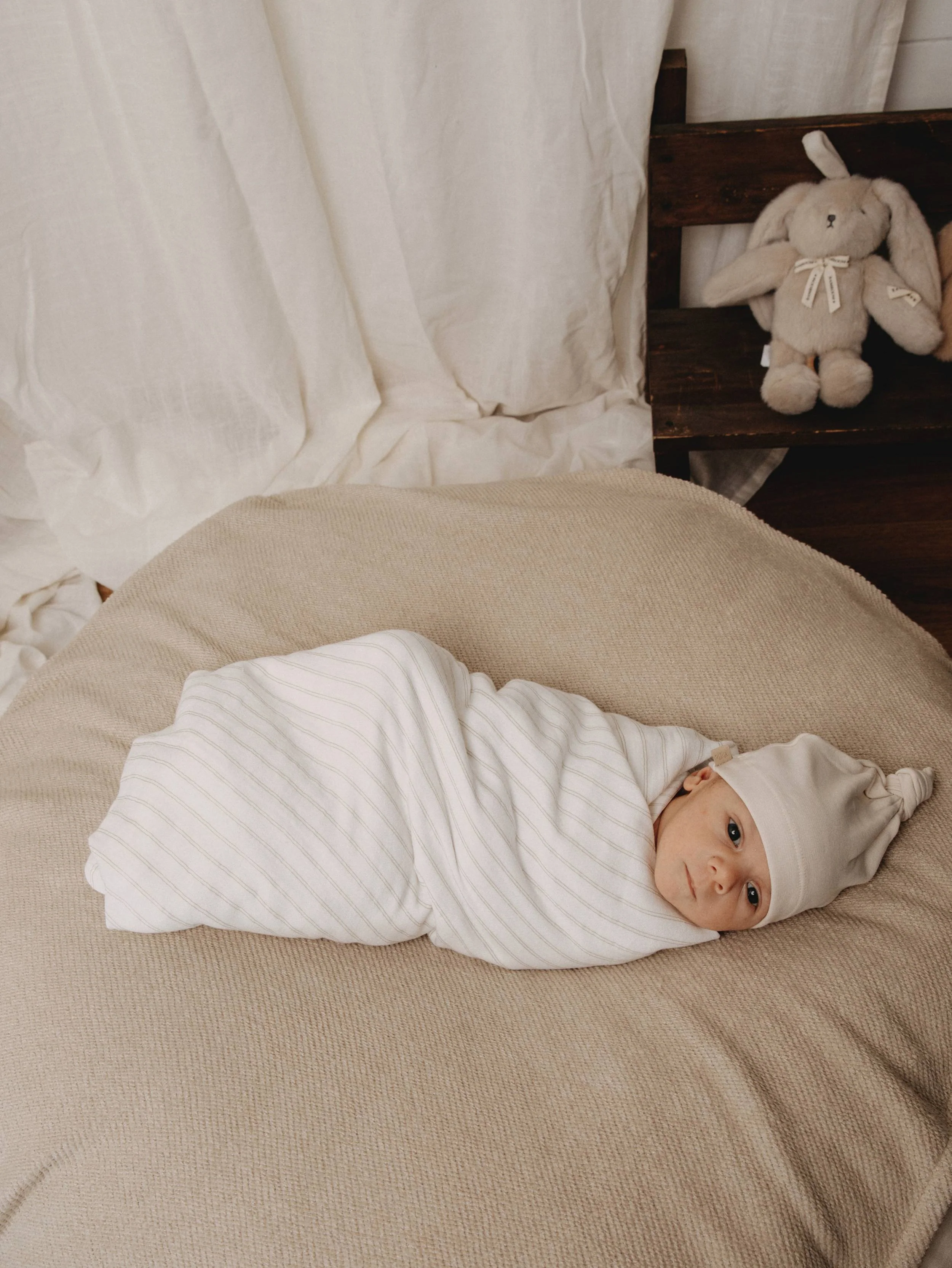 Swaddle XL single - 120x120cm - STRIPES 350 - Image 3