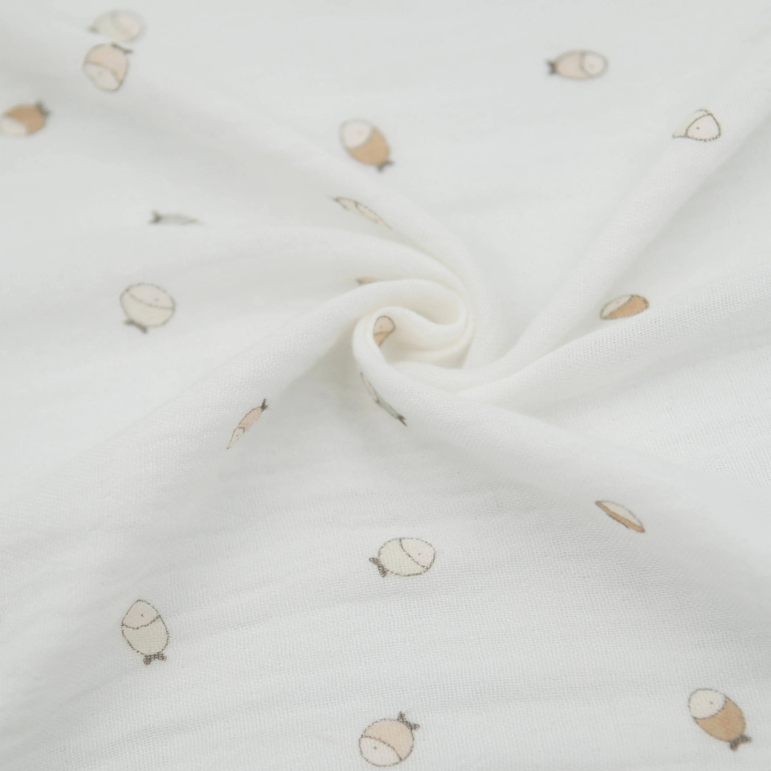 Swaddle Muslin XL multi-uso 120x120cm - FISHES 242