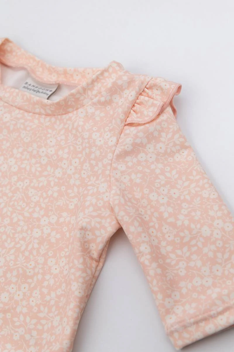 T-shirt Mare Maniche 3/4 UV50+- Bimba - FLOWER PINK 243 - Image 3