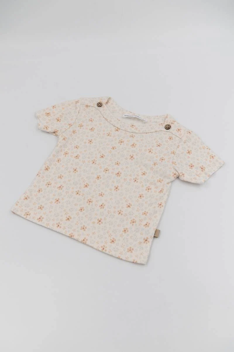 T-shirt a maniche corte con stampa - BRASILIAN FLOWER 424 - Image 2