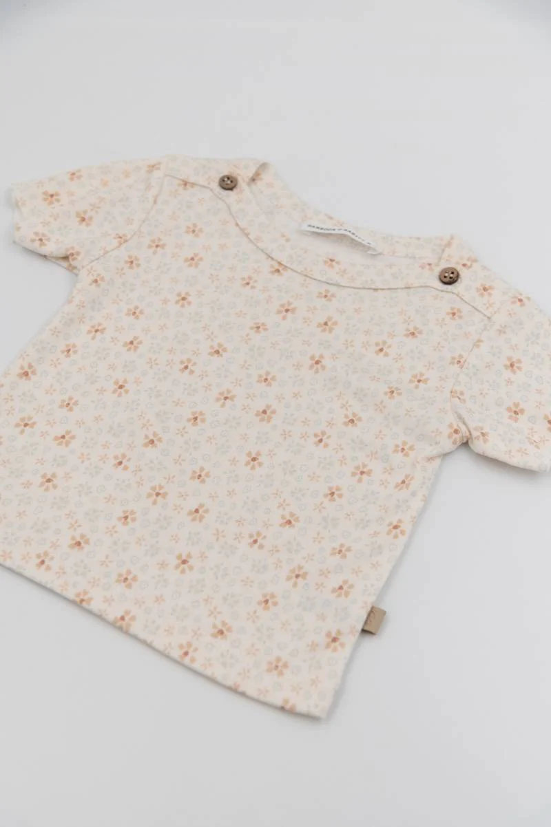 T-shirt a maniche corte con stampa - BRASILIAN FLOWER 424 - Image 3