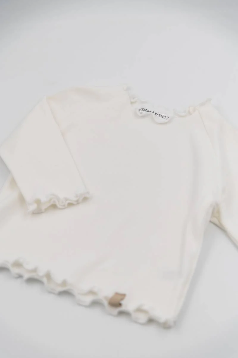 T-shirt maniche lunghe a costine - OFFWHITE 111 - Image 3