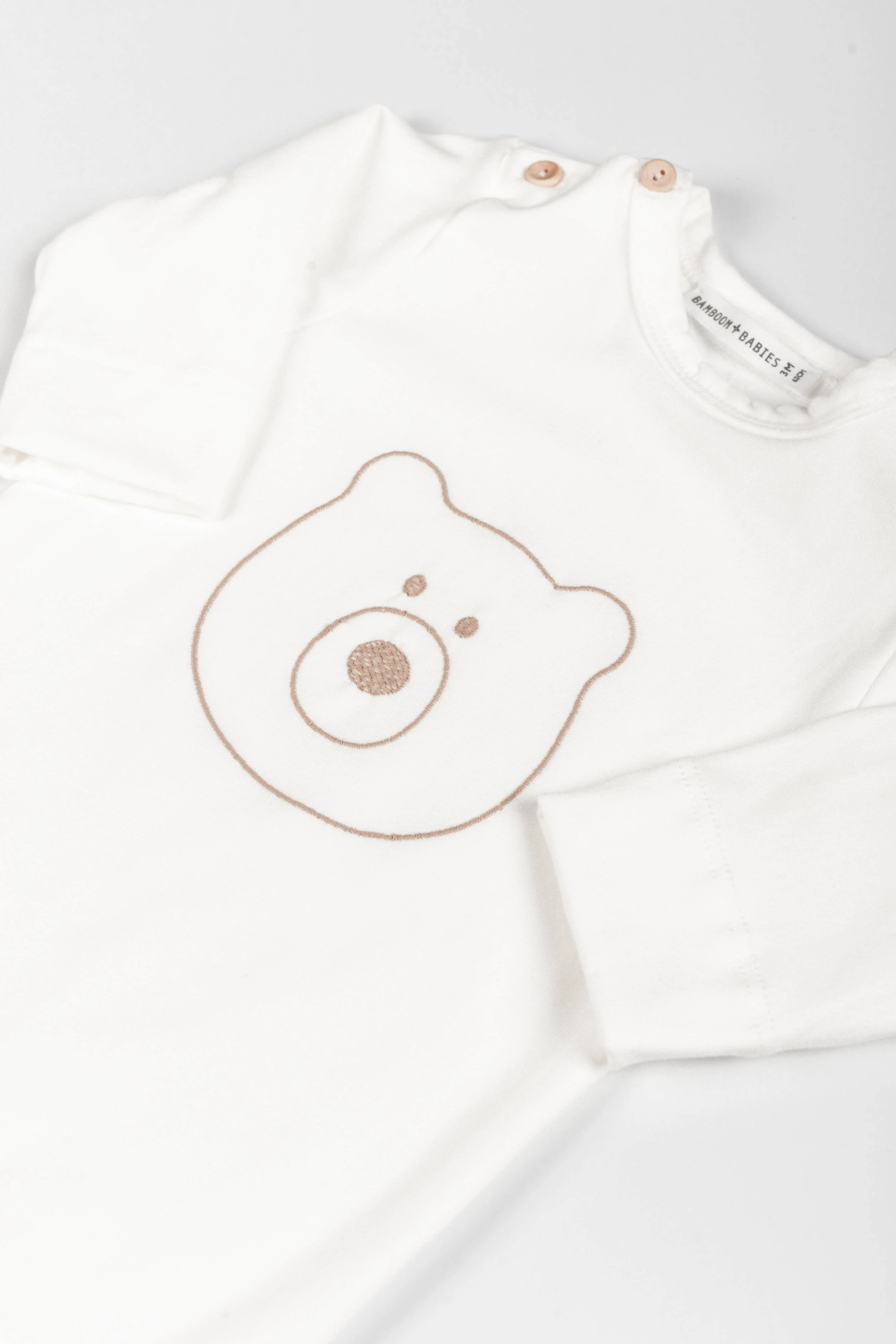 Tuta Orso con piedi - OFFWHITE 111 - Image 2