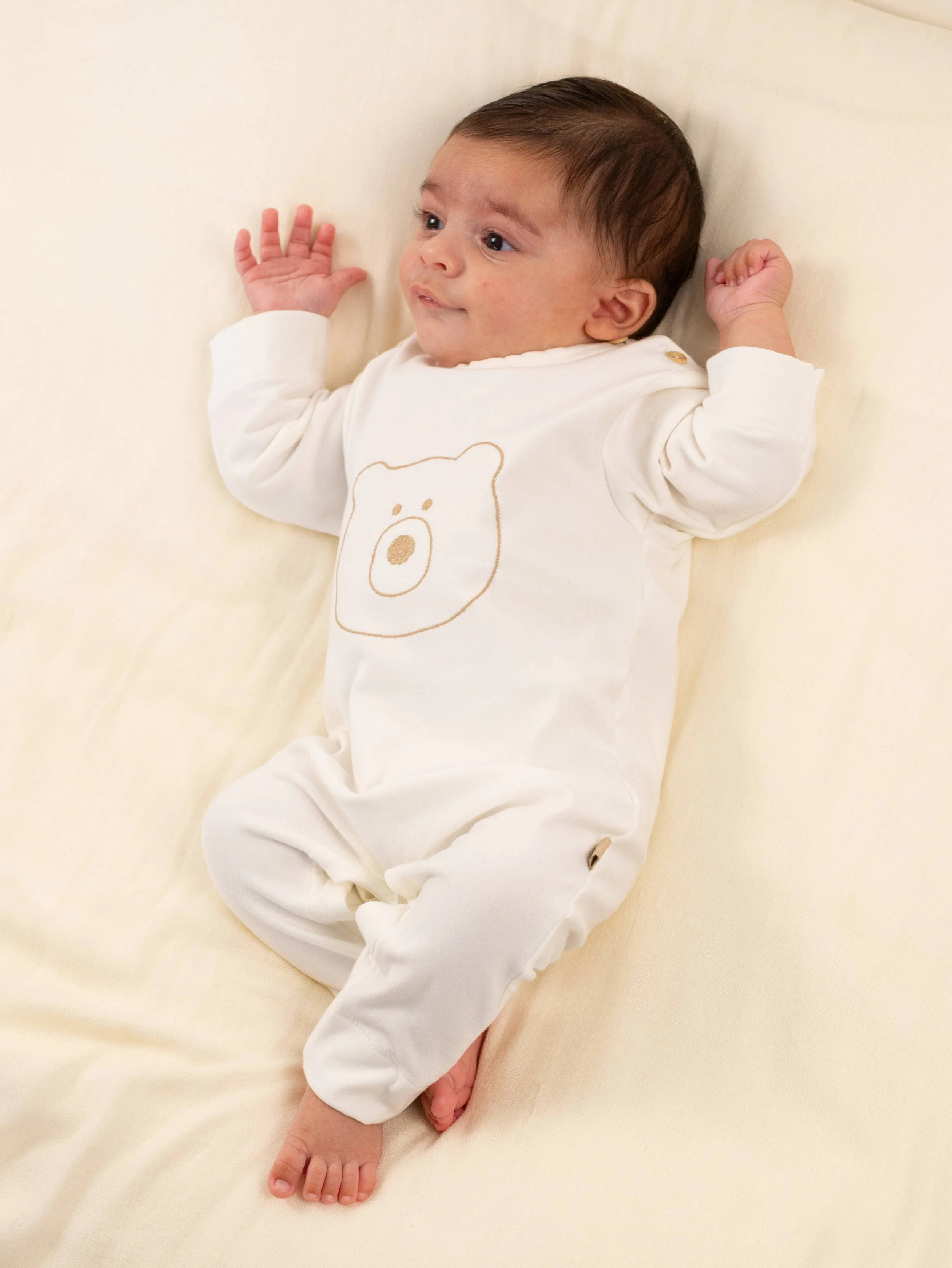 Tuta Orso con piedi - OFFWHITE 111 - Image 3