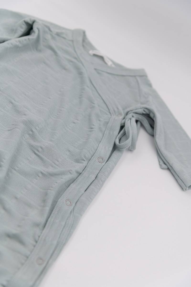 Tutina apertura incrociata - Azzurro 323 - Image 2