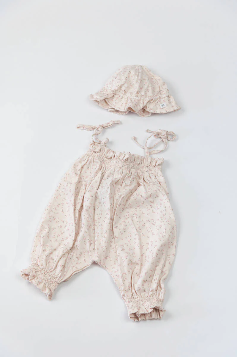 Tutina bimba con lacci spalle - Spring Rosa 85 - Image 2