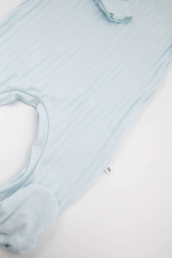 Tutina con piedi - Azzurro 03 - Image 3