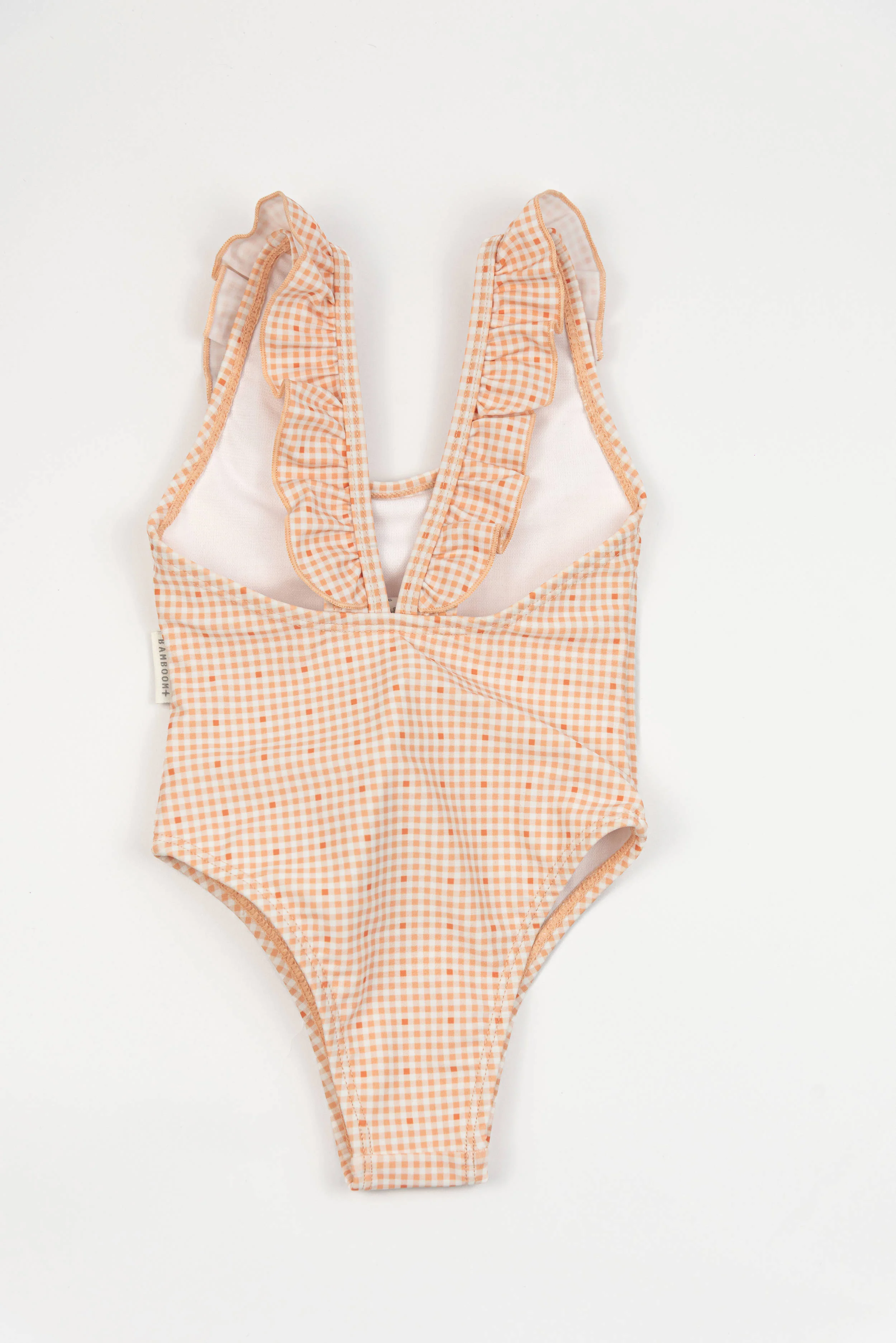 Tutina da mare bimba spalle volant - PEACHY SQUARE 434 - Image 2